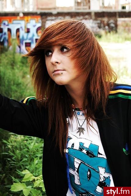 Sweet - EMO Alternatywne Średnie Fryzury
