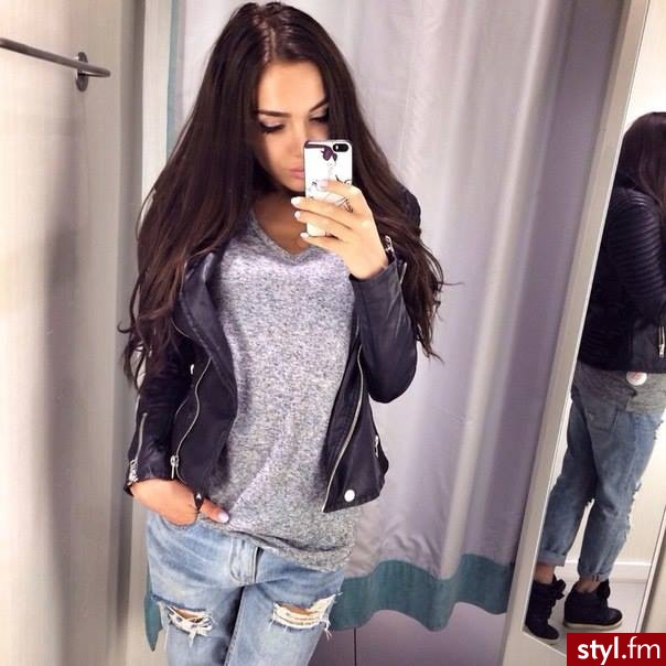Jeansy Spodnie Moda