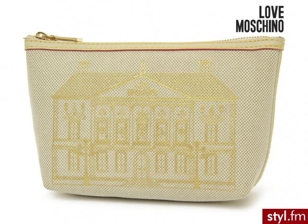 LOVE MOSCHINO BUSTA SET CANVAS AVORIO -ST.ORO - Kosmetyki