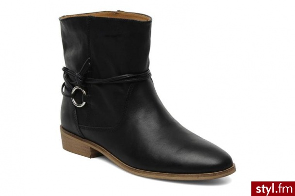 Georgia Rose PÓŁBUTY I BOTKI GIORIS BY (Czarny) - Botki Buty Moda