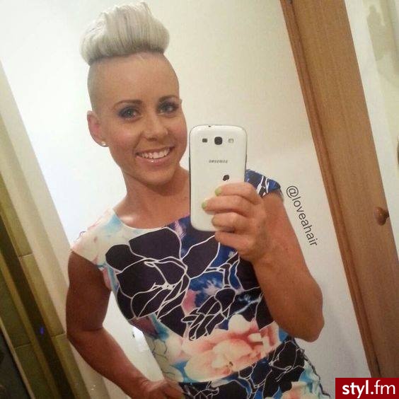 Blond Punk Rock Alternatywne Krótkie Fryzury