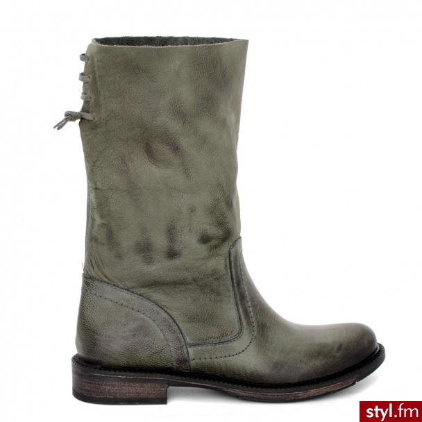 Venezia BOTKI 1005 NAB VERD - Botki Buty Moda