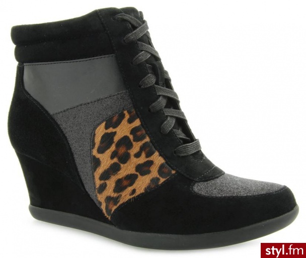 Clarks BOTKI Brinkley Night Black - Koturny Buty Moda