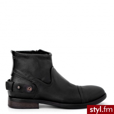 Venezia BOTKI MĘSKIE 42G87200E NER - Botki Buty Moda