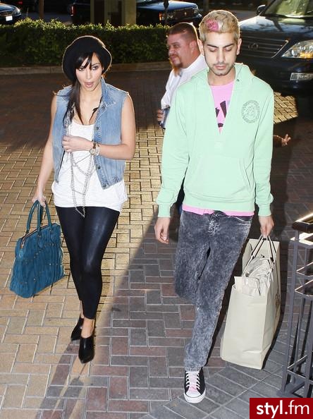 Kim Kardashian in Beverly Hills. - Moda uliczna Inne Moda
