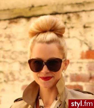 Blond Kok Proste Na co dzień Średnie Fryzury