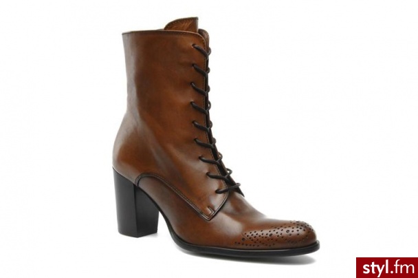 Muratti PÓŁBUTY I BOTKI MARTITA BY MURATTI (Brązowy) - Botki Buty Moda
