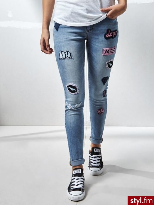 Jeansy Spodnie Moda