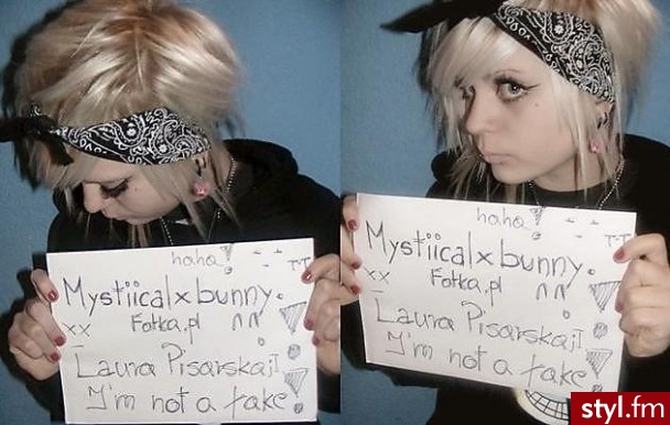 EMO Alternatywne Średnie Fryzury