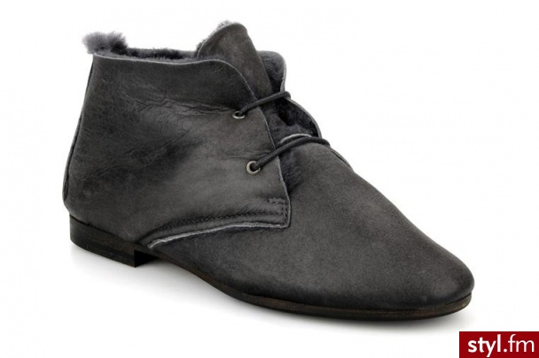 Koah PÓŁBUTY I BOTKI BURI BY (SZARY) (Szary) - Botki Buty Moda