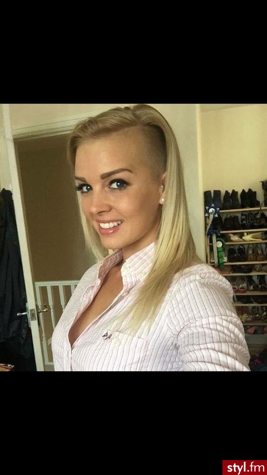 Blond Irokez damski Proste Na co dzień Długie Fryzury