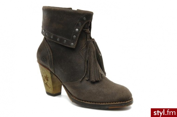 Neosens PÓŁBUTY I BOTKI PARELLADA S341 BY NEOSENS (Szary) - Botki Buty Moda