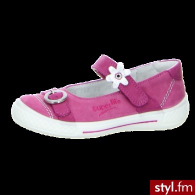 Superfit Girls Baleriny PINK KOMBI różowy - Balerinki Buty Moda