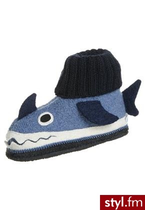 STUPS Kapcie niebieski (Haifisch) - Pozostałe Buty Moda