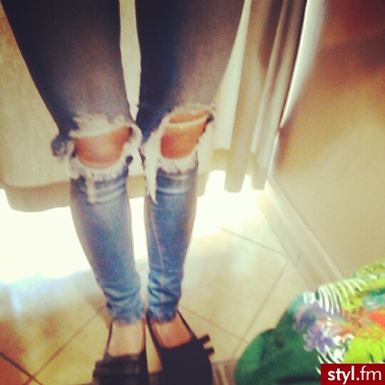 Jeansy Spodnie Moda