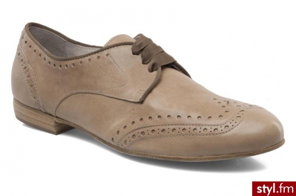 Homers BUTY SZNUROWANE FREDLA BY HOMERS (Beżowy) - Pozostałe Buty Moda