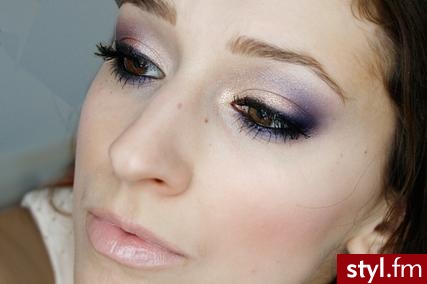 Gold & Violet Makeup - Makijaże