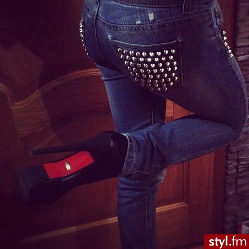 Jeansy Spodnie Moda