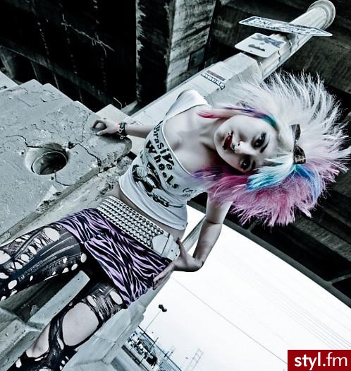 Punk Rock Alternatywne Średnie Fryzury