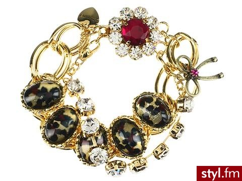 Bardzo elegancka bronsoletka od Betsey Johnson - 114$ - Pozostałe Dodatki Moda