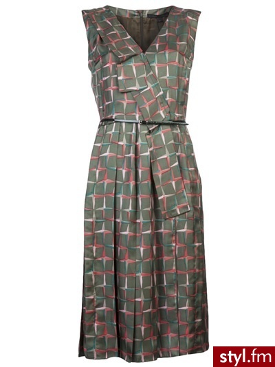 MARC JACOBS Twill sheath dress - Dzienne Sukienki Moda