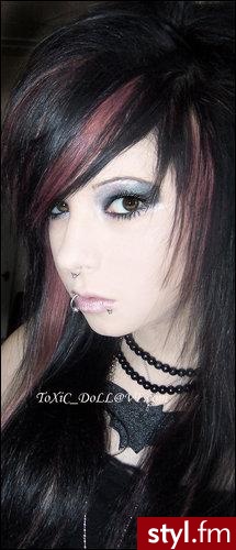EMO Alternatywne Średnie Fryzury