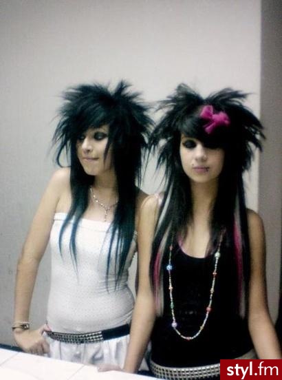 EMO Alternatywne Średnie Fryzury