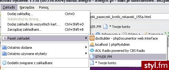 Styler - Galerie mody. Pobrano ze strony: http://ikf.styl.fm/stylerfm/opis - Pozostałe Dodatki Moda