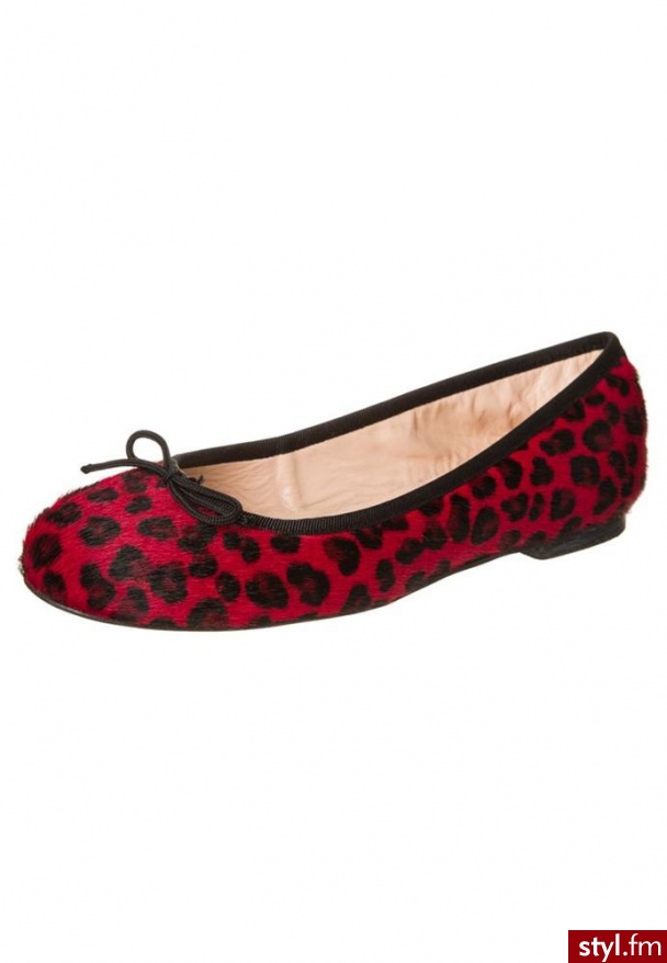 Fun&Basics Baleriny czerwony (0901232108) - Balerinki Buty Moda