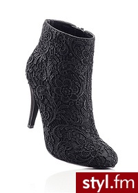 Bonprix Botki czarny - Botki Buty Moda