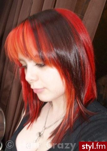 Średnie Fryzury