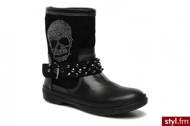 Khrio PÓŁBUTY I BOTKI AURORA BY 63750Agadir Velur nero - Botki Buty Moda
