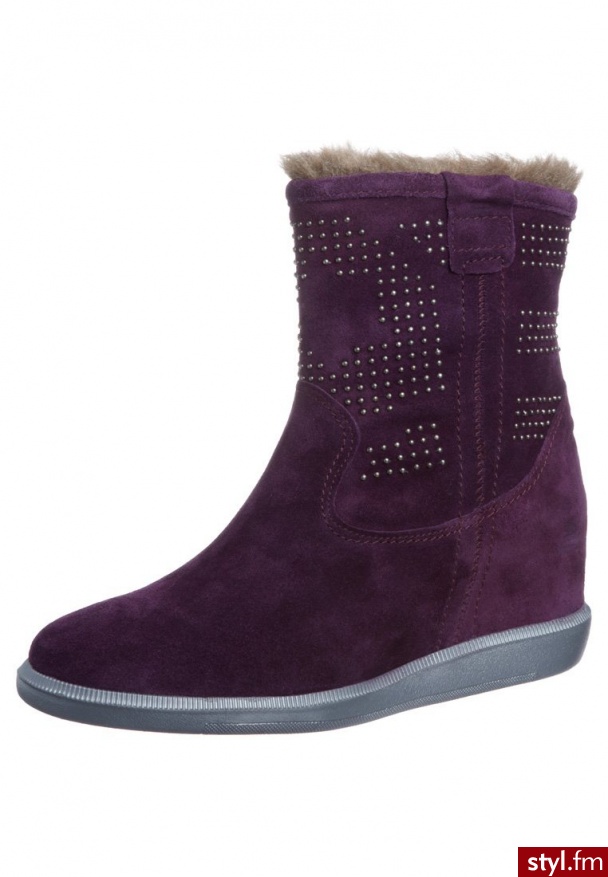 Bullboxer Botki na koturnie lilia - Botki Buty Moda