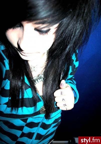 EMO Alternatywne Średnie Fryzury