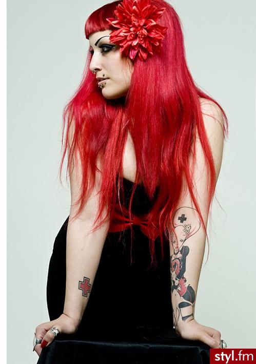 Punk Rock Alternatywne Średnie Fryzury