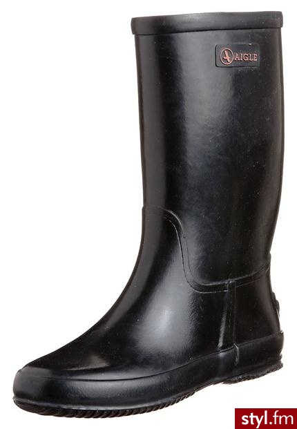 Aigle MANEGE Kalosze czarny - Kalosze Buty Moda