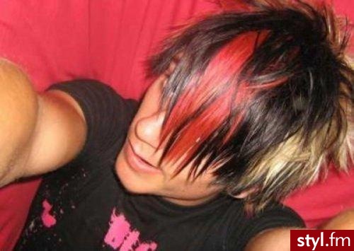 EMO Alternatywne Średnie Fryzury