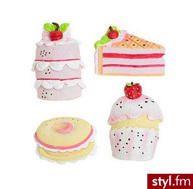 Słodziutkie magnesy, na szczęście nie zawierające kalorii ;) Cena: £5 - Misz-masz