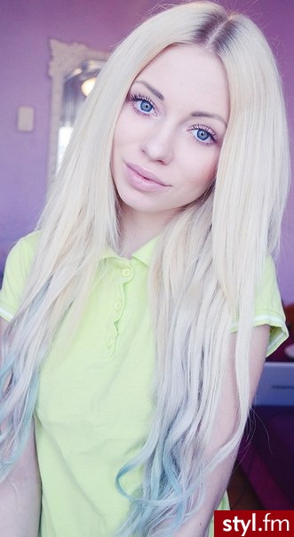 Blond Rozpuszczone Kręcone Na co dzień Długie Fryzury