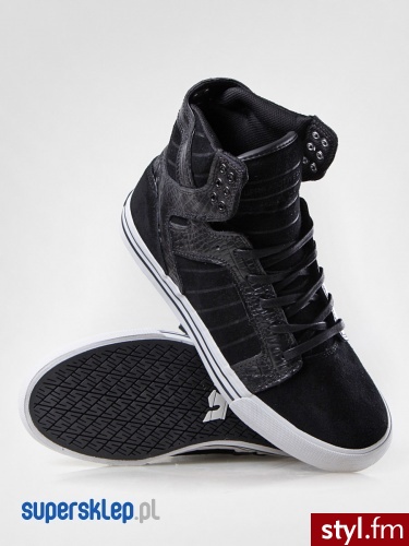 Supra BUTY SKYTOP S18091 (BLC) 42 Czarny Skate - Pozostałe Buty Moda