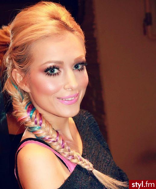 Blond Warkocze Proste Na co dzień Długie Fryzury