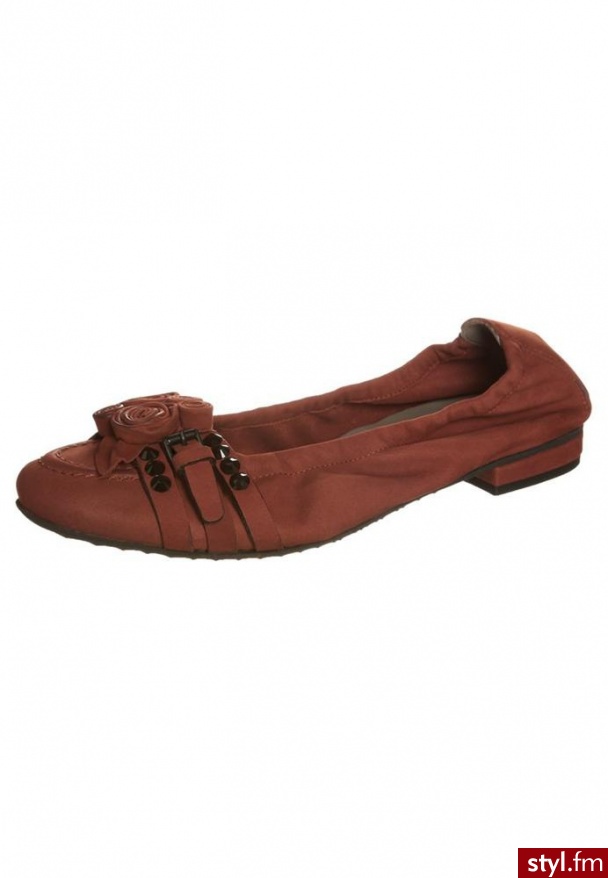 Kennel + Schmenger Baleriny pomarańczowy - Balerinki Buty Moda