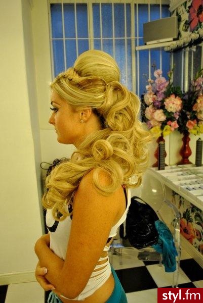 Blond Upięcie Kręcone Na co dzień Długie Fryzury