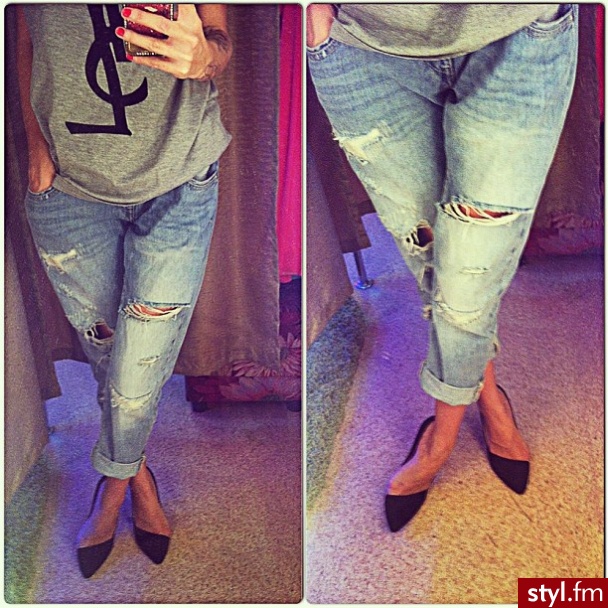 Jeansy Spodnie Moda