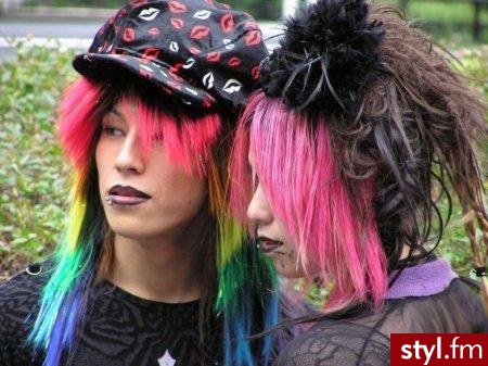 EMO Alternatywne Średnie Fryzury