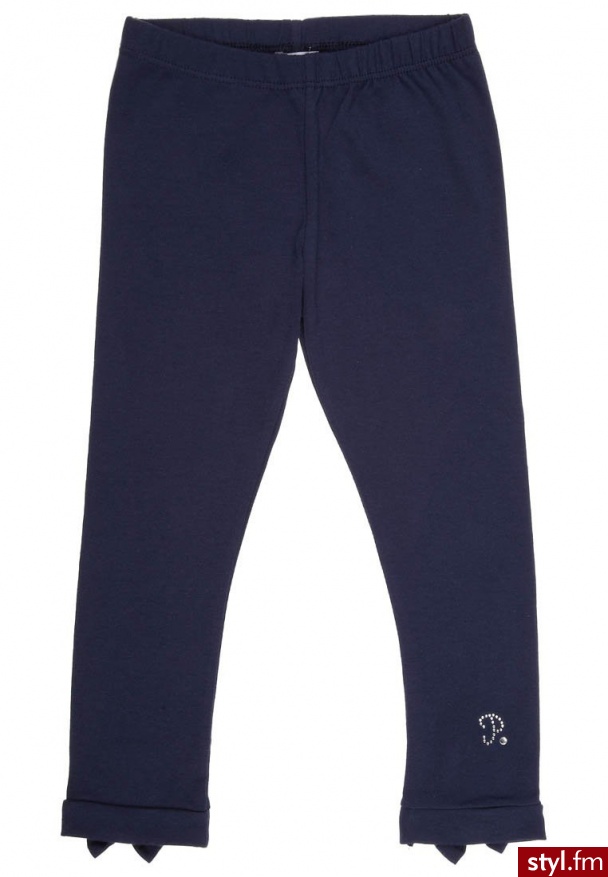 Pampolina Legginsy niebieski - Leginsy Spodnie Moda
