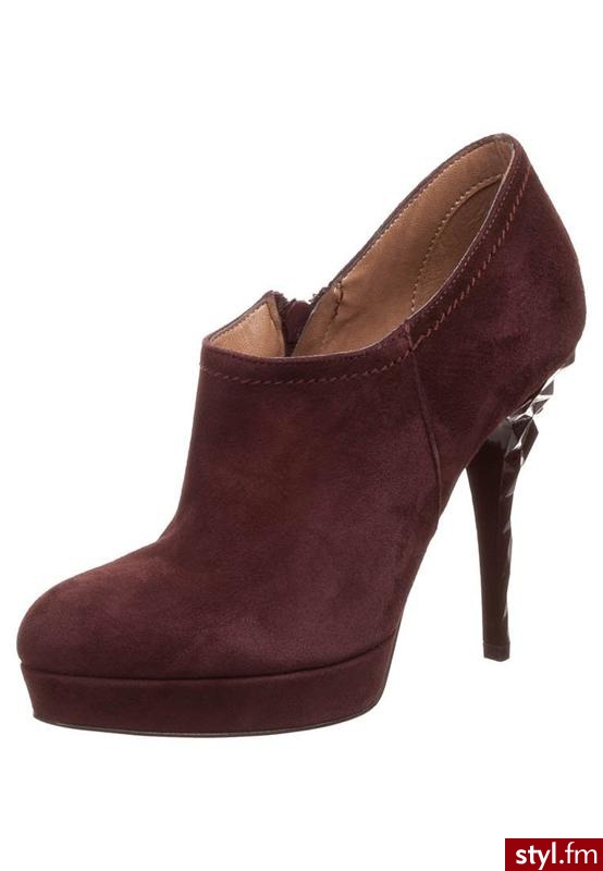 Mai Piu Senza Botki na obcasie czerwony - Botki Buty Moda