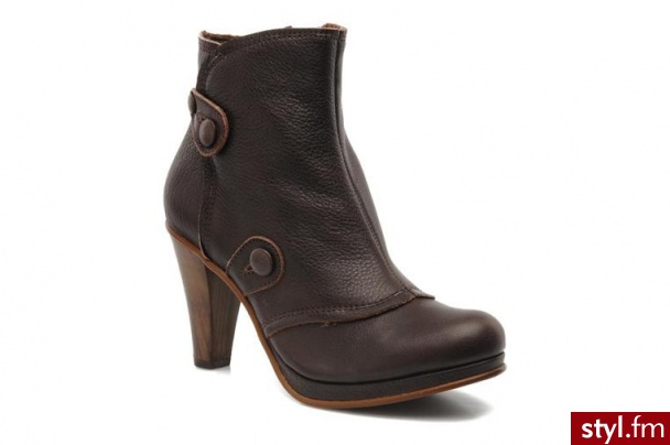 Dkode PÓŁBUTY I BOTKI MAUDE BY DKODE (Brązowy) - Botki Buty Moda