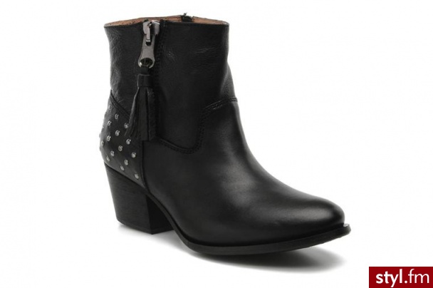 Bronx PÓŁBUTY I BOTKI CLEO 33323 BY BRONX (Czarny) - Botki Buty Moda