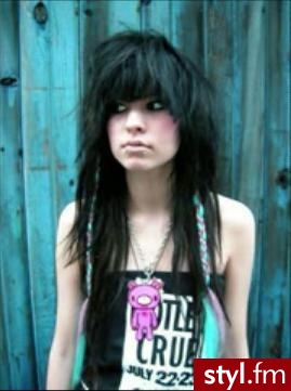 EMO Alternatywne Średnie Fryzury